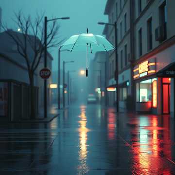 悬在半空的雨