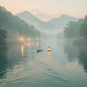 烟雨漓江