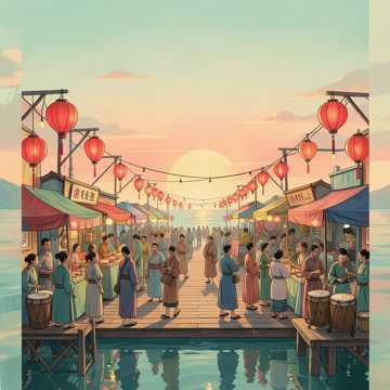 海边赶集歌