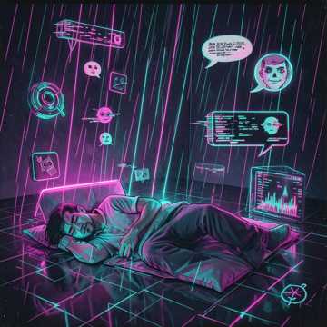 雨一直下，我一直在趴