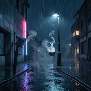 泡面汤凉了