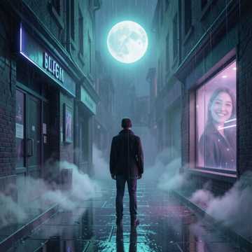夜雾锁满月