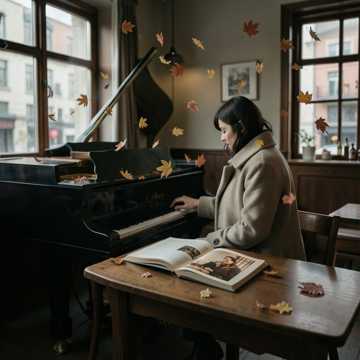 旧相册停在深秋