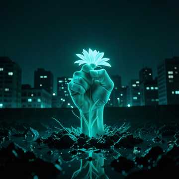 泥泞里开出的花