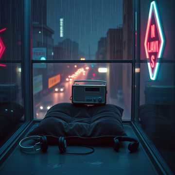 耳机里下着雨