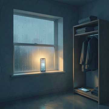 雨碎落地窗