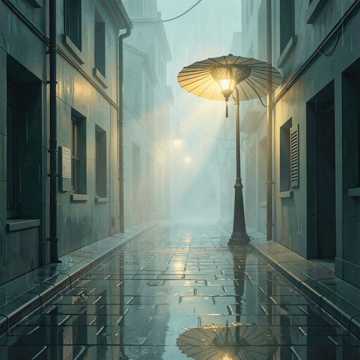 雨落长街