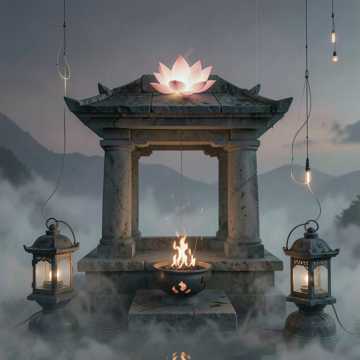 莲台坠尘烟