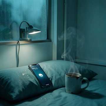 雨声浸透枕芯