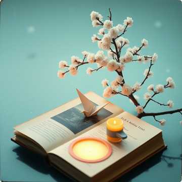 夏日雪·折纸鹤