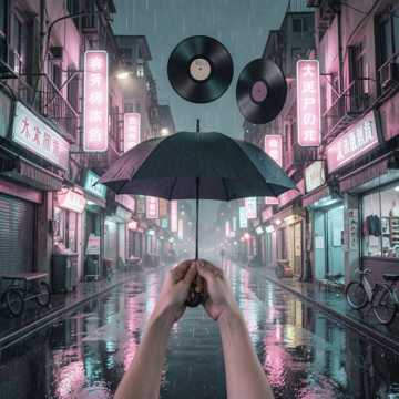 雨夜老唱片
