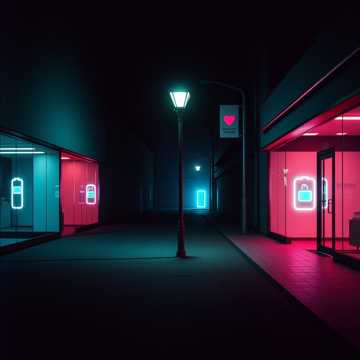 霓虹碎影
