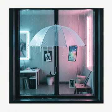 雨停前的窗
