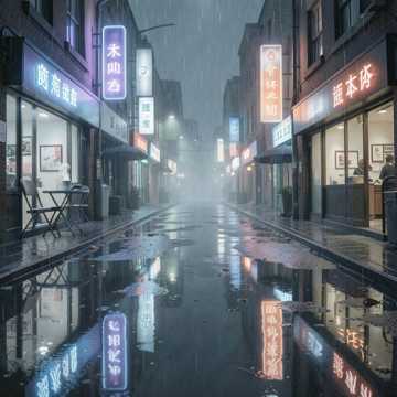 岔路口的雨