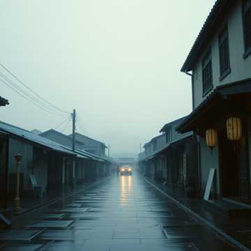 宣纸上的墨染