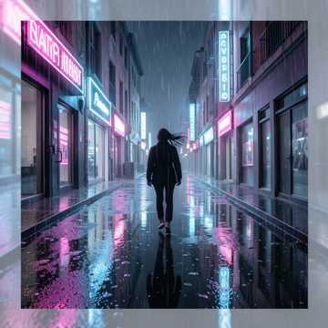 霓虹碎了一地