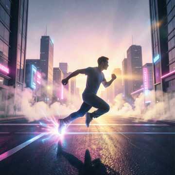 晨曦赛跑