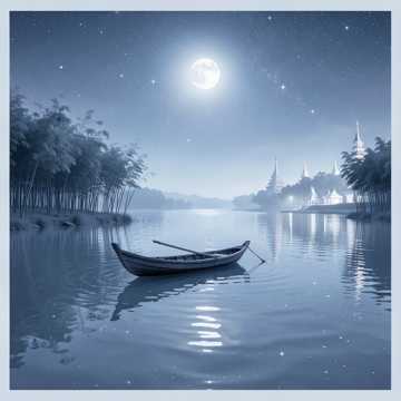 满船清梦压星河