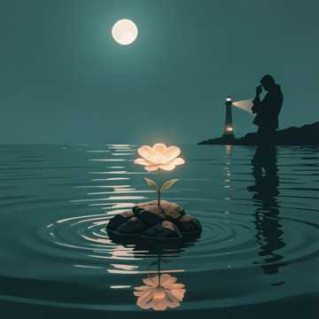 海中花影