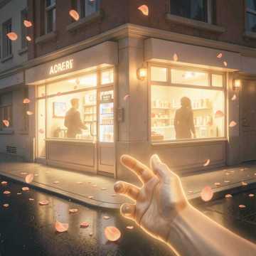 玫瑰在巧克力里盛开