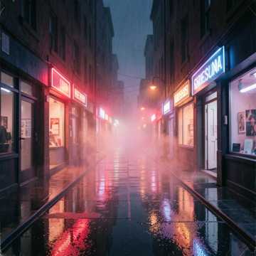 霓虹空巷