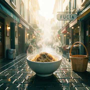 芝麻香漫清晨街