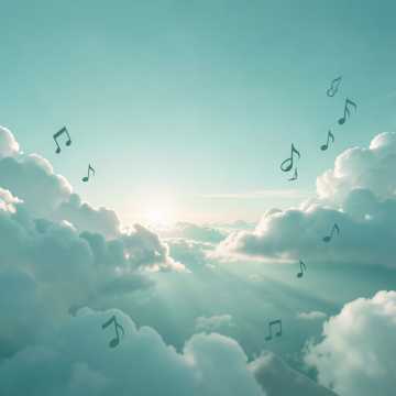 晴空映两人