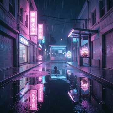 霓虹街的沙漏