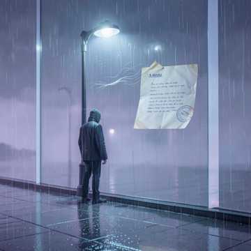 雨湿的旧信