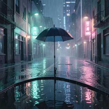 屋檐落雨声