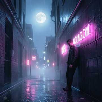 暗巷月色