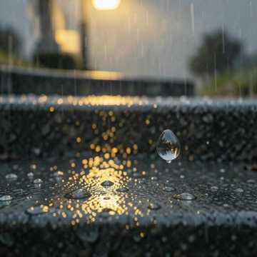 雨丝滚烫