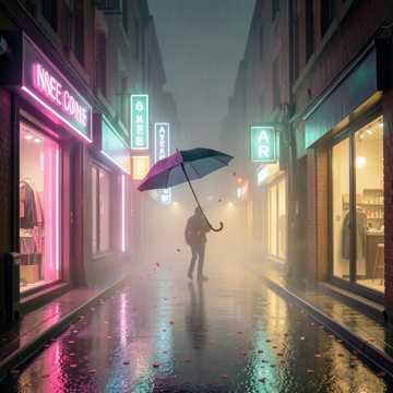 霓虹下回头