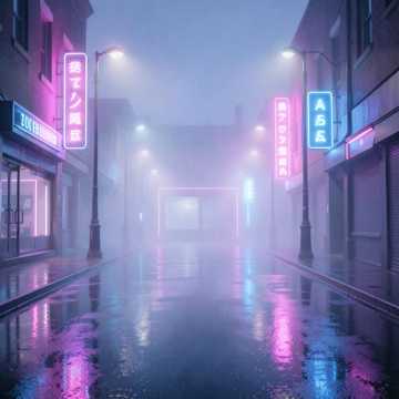 霓虹冷街人