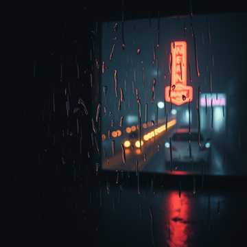 碎玻璃里听雨声