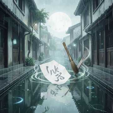 《墨色信笺》