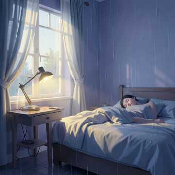 雨掀窗帘透光