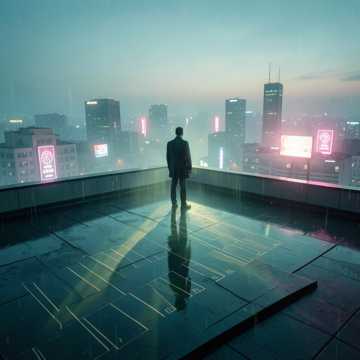Rooftop After Rain