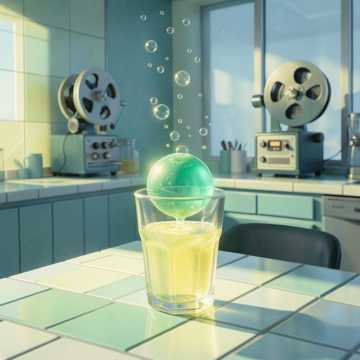 玉丹落进果汁杯