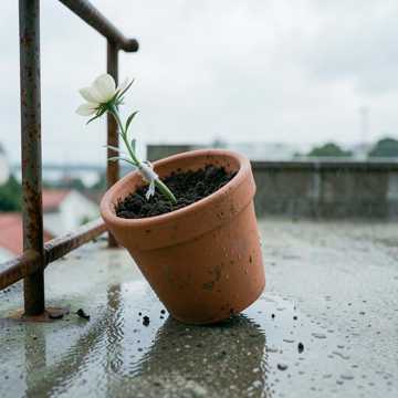 露台的花