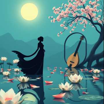 月影照花台