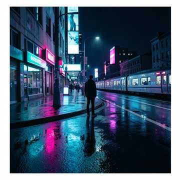 霓虹路口的哑巴
