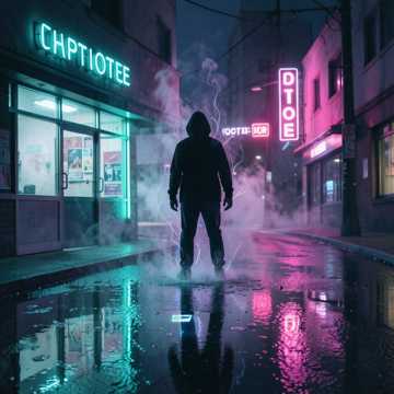 霓虹背面的影子