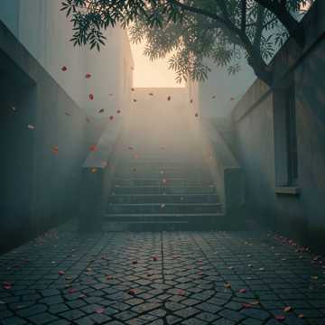 茶花落了满阶