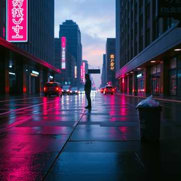 霓虹拾荒人