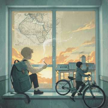临摹远方的少年
