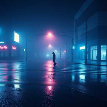 雾灯独行