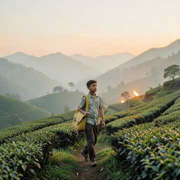 《茶风吹过青石岗》