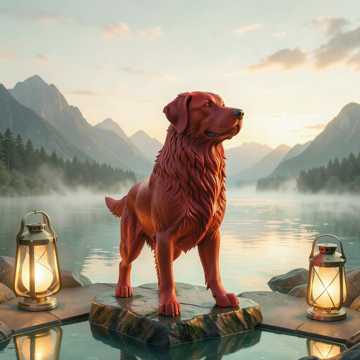 忠犬守岁红