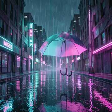 碎雨霓虹